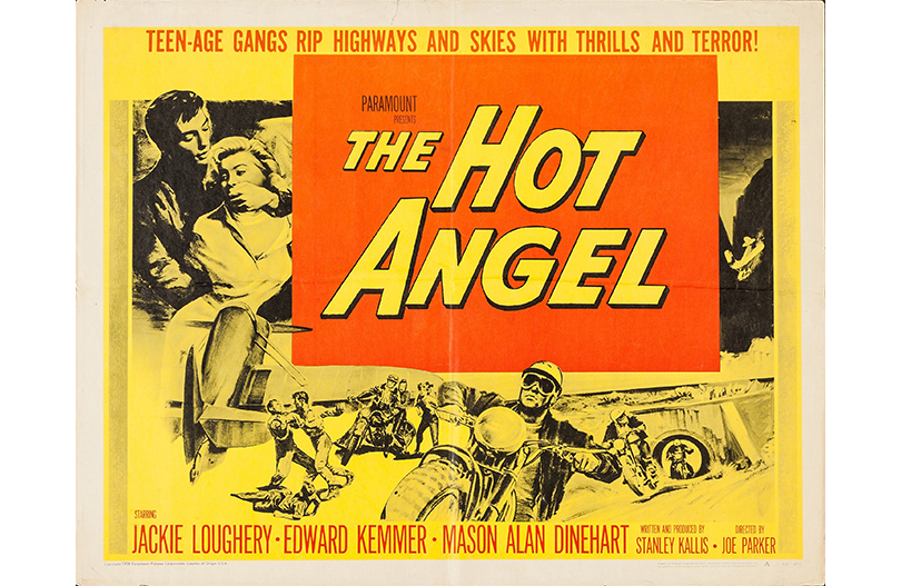 1958 The Hot Angel Movie Poster 